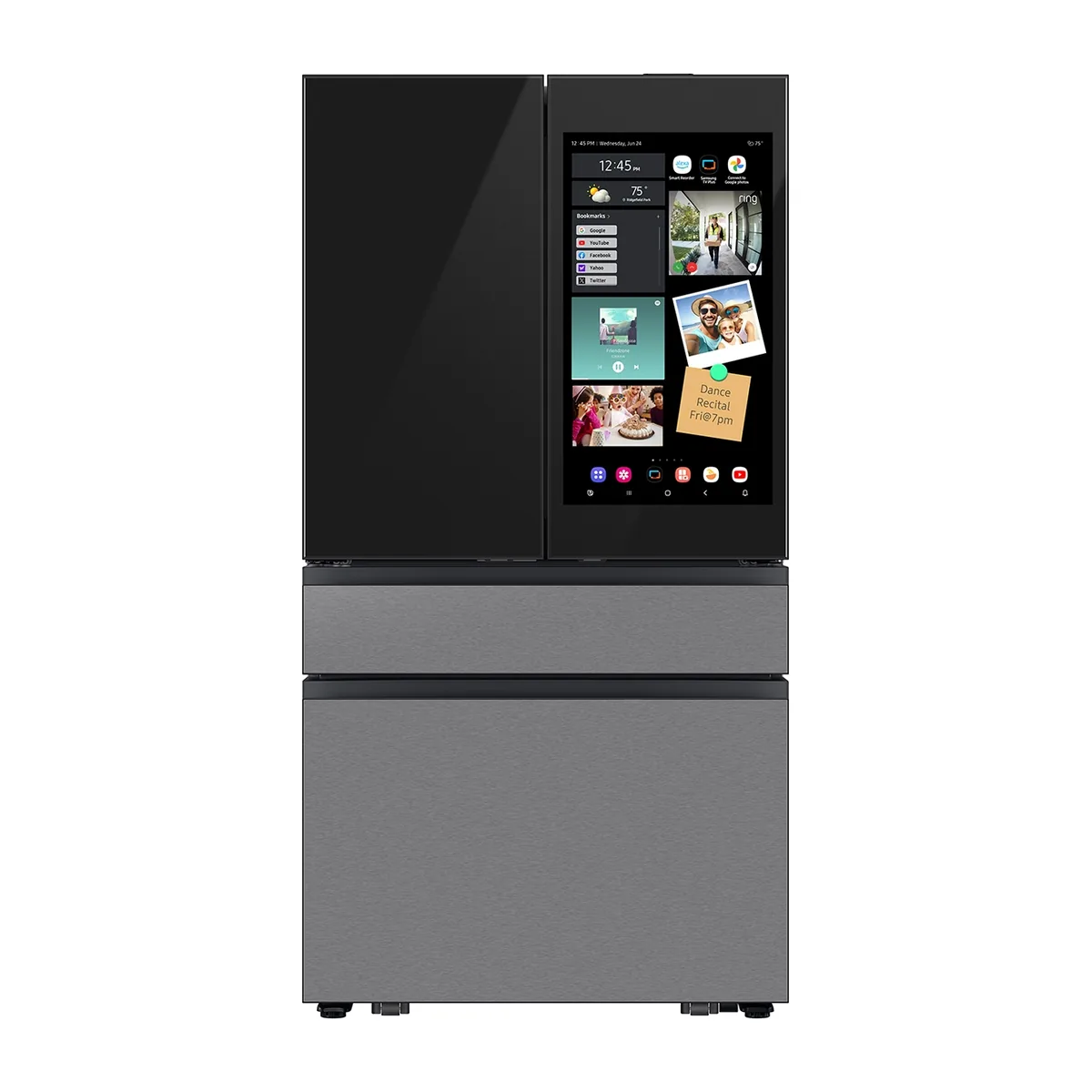 Samsung Bespoke 4-Door French Door AI Family Hub+ RF90F29AECR
